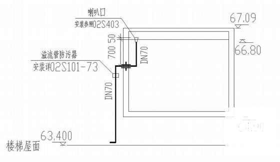 19层住宅楼给排水CAD施工图纸(消火栓系统) - 3