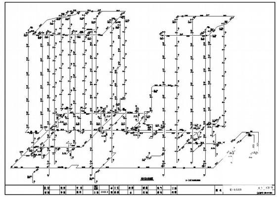 9层综合楼给排水CAD施工图纸(自动喷水灭火系统) - 1