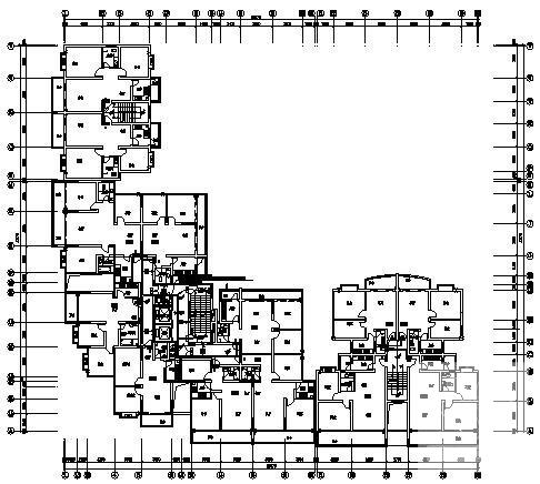 19层钢筋混凝土结构商住楼电气CAD施工图纸（二级负荷） - 3