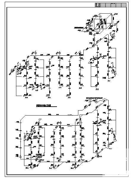 6层综合办公楼给排水CAD施工图纸(热水系统) - 4