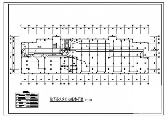 交警指挥中心大楼给排水CAD施工图纸(火灾自动报警系统) - 2