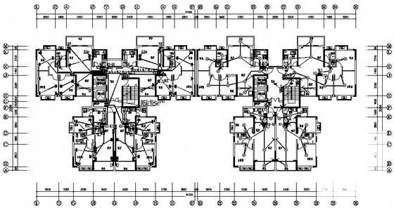 12万平小区2栋18层钢筋混凝土结构住宅楼电气CAD施工图纸(火灾自动报警) - 1