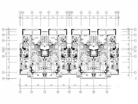 综合建筑群电气CAD施工图纸（4栋住宅、2栋商业、地下室工程）(火灾自动报警) - 1