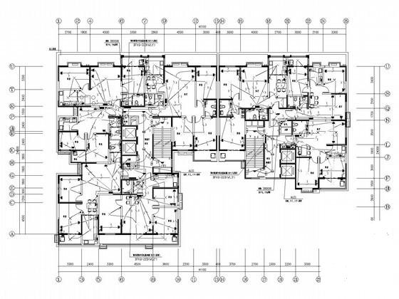 23层小区住宅楼电气CAD施工图纸（二级负荷） - 1