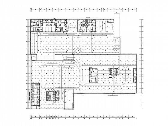 26层综合办公楼强弱电系统电气CAD施工图纸（负荷计算机房工程） - 2