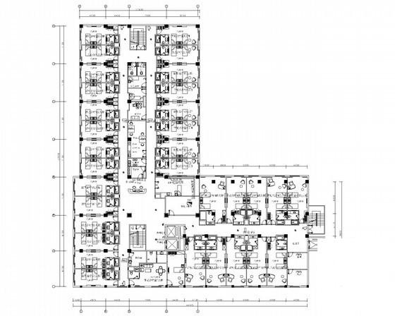 大型医院6层综合楼电气CAD施工图纸（水暖） - 3