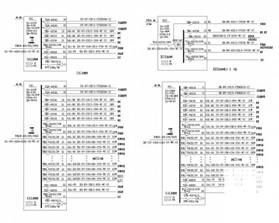 大型医院6层综合楼电气CAD施工图纸（水暖） - 4