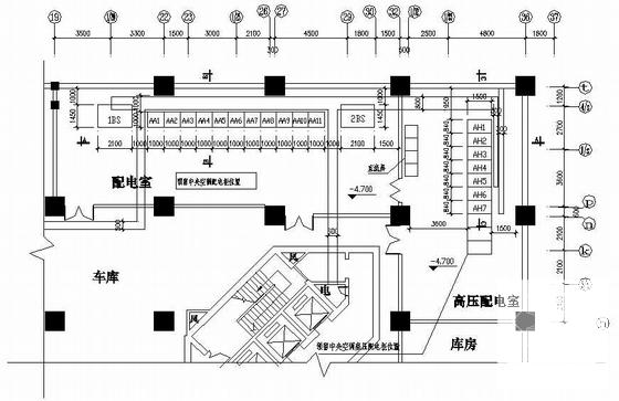 30层商住楼电气CAD施工图纸(高低压配电系统) - 1