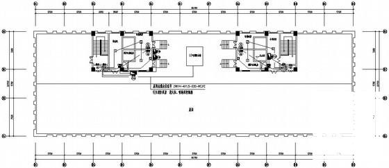 社区11层综合楼电气消防自动报警CAD施工图纸（车库） - 4