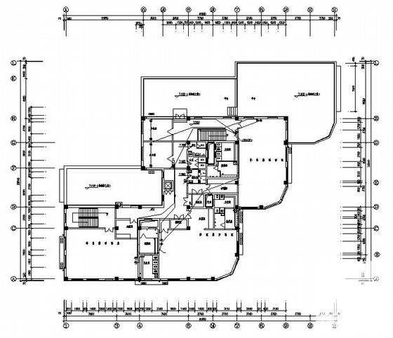 国内3层幼儿园电气设计CAD施工图纸(消防平面布置) - 3