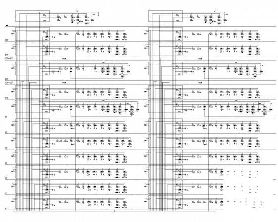 32层大型办公楼电气CAD施工图纸（楼宇自控系统） - 5