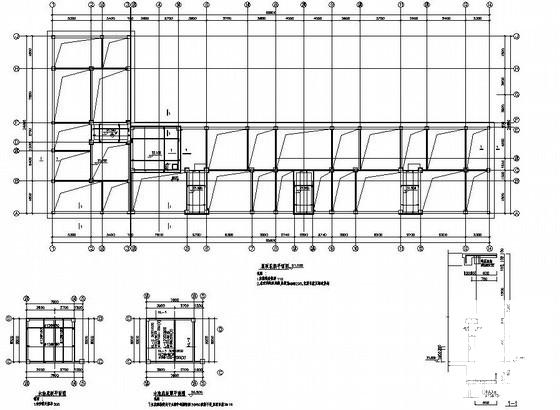 6层框架结构住宅楼结构设计CAD施工图纸（桩基础） - 3
