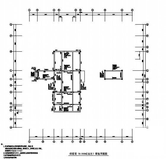 4层框架结构别墅结构设计CAD施工图纸 - 3