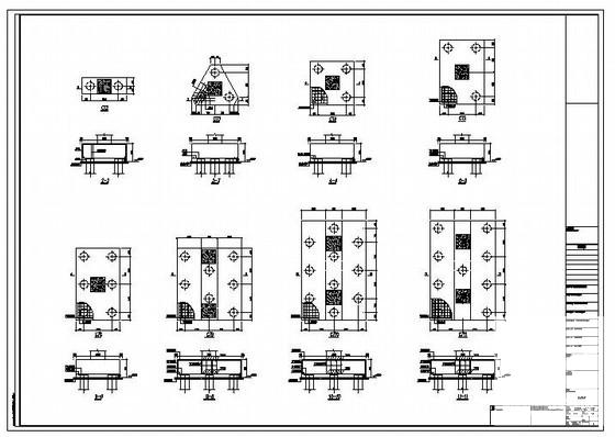 5层物流综合办公楼结构设计CAD施工图纸（桩基础） - 4