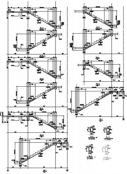 6层桩基础框架结构综合楼结构设计CAD施工图纸（6度抗震） - 4