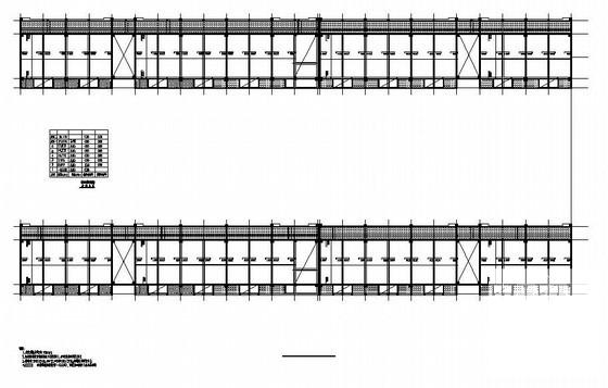 永嘉6层框架结构桩基础学校宿舍结构设计CAD施工图纸 - 4