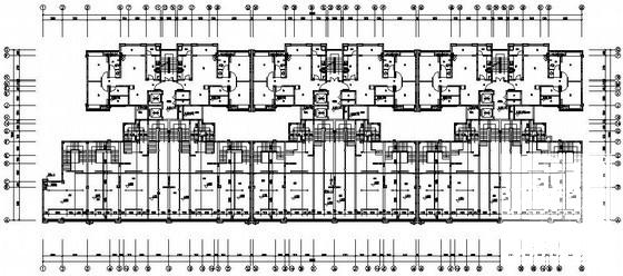 住宅小区给排水CAD施工图纸（四栋楼、地下室） - 1