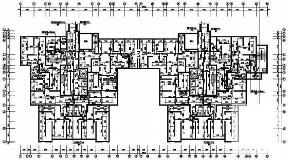 高层商住楼给排水CAD施工图纸（2栋楼） - 3