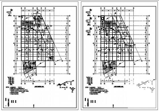 5层框架结构小学综合楼结构设计CAD施工图纸 - 2