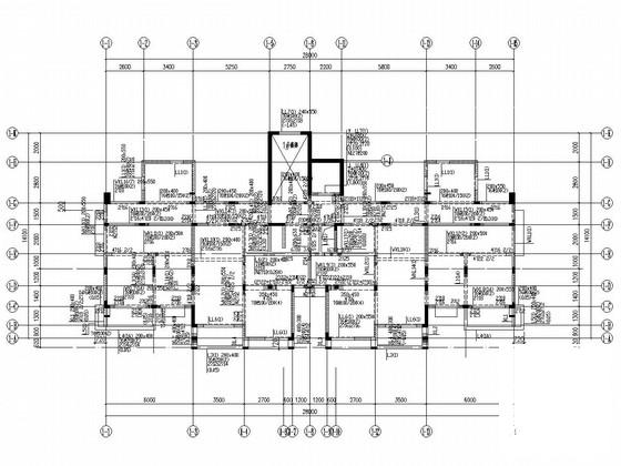 11层剪力墙结构住宅楼结构设计CAD施工图纸（6度抗震） - 4