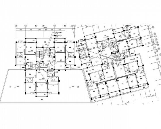 地上11层建筑电气强弱电电气CAD施工图纸（二类高层，二级，三级负荷） - 2