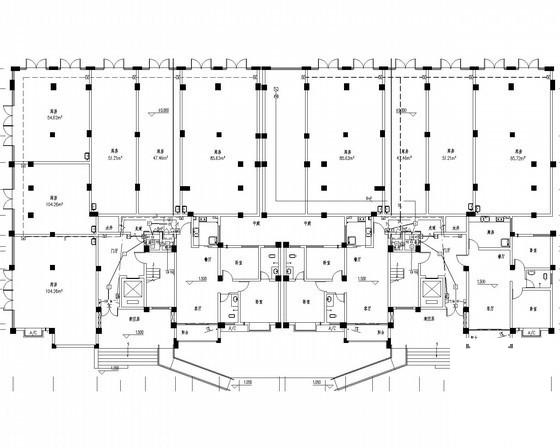 地上11层建筑电气强弱电电气CAD施工图纸（二类高层，二级，三级负荷） - 3