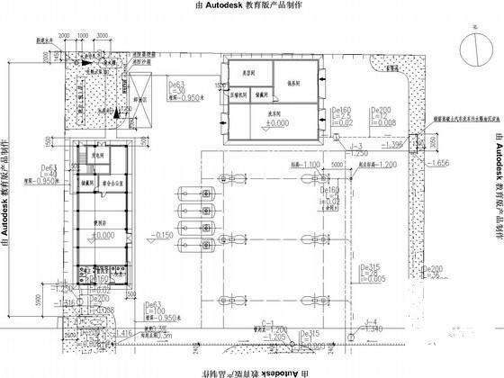 加油站给排水CAD施工图纸（热水供应） - 3