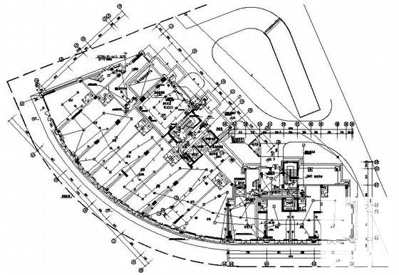 17层钢筋混凝土结构商住楼电气CAD施工图纸（二级负荷，第二类防雷） - 2