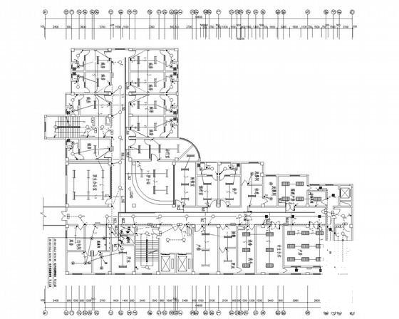 医院地上8层综合建筑电气CAD施工图纸（地下1层） - 1