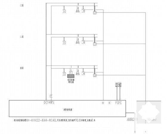 3层钢筋混凝土结构商业楼电气CAD施工图纸（一级负荷） - 4