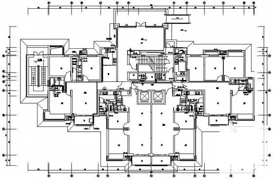 34层商住楼给排水消防CAD施工图纸 - 3