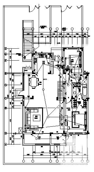 4层框架结构住宅楼小区电气设计CAD施工图纸(防雷接地系统) - 1