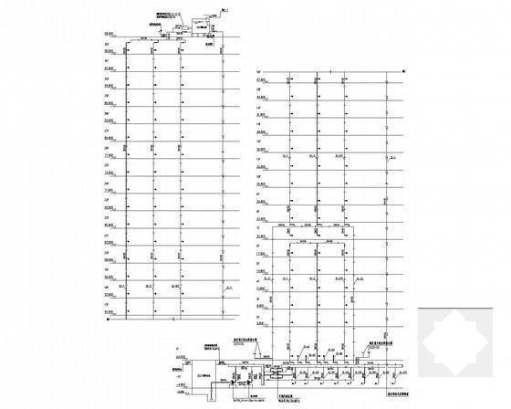 32层住宅楼给排水CAD施工图纸(自喷系统原理图) - 4