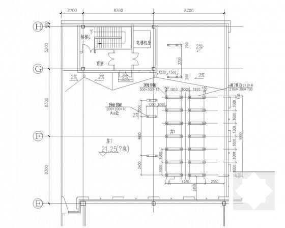 18层办公楼给排水CAD施工图纸（带计算书） - 4