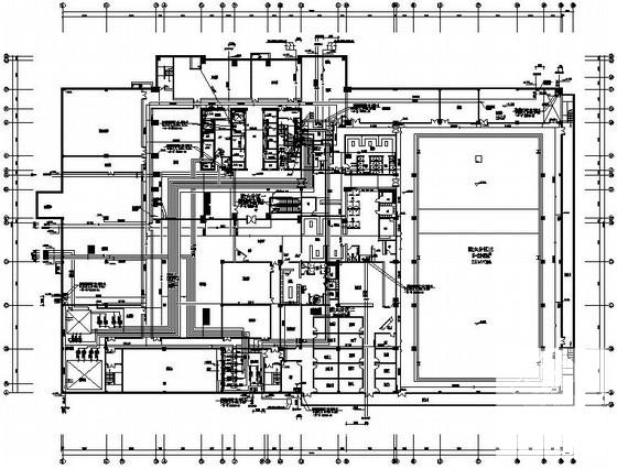 39层酒店给排水CAD施工图纸（8万平米） - 1