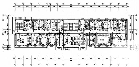 上4层钢筋混凝土结构派出所装饰电气CAD施工图纸（三级负荷） - 2