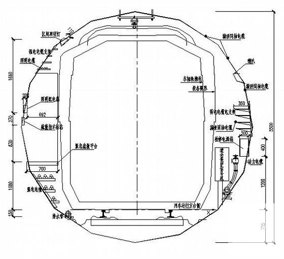 轨道交通工程电气CAD施工图纸（一级负荷，70页图纸）(变频控制原理图) - 2