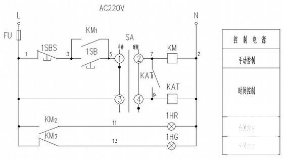 轨道交通工程电气CAD施工图纸（一级负荷，70页图纸）(变频控制原理图) - 3