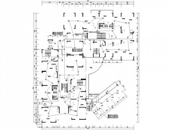 29层职工集资楼电气CAD施工图纸（甲级设计院，第三类防雷）(等电位连接) - 2