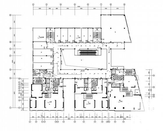 一类高层商业建筑群强弱电CAD施工图纸（塔楼28层、裙房4层） - 2