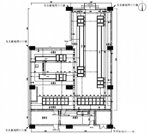 商业综合体一期配电工程电气CAD施工图纸（第三类防雷） - 1