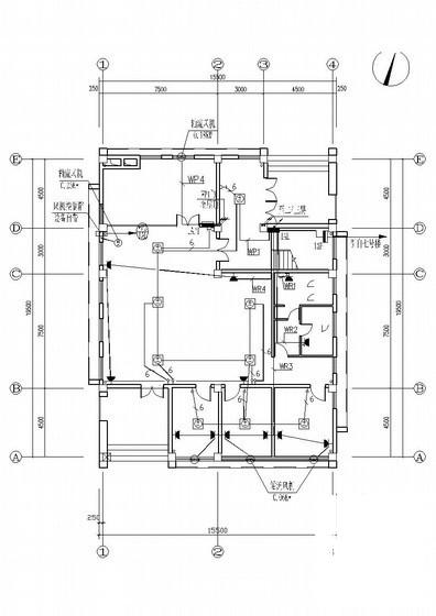 3层办公楼带餐厅电气CAD施工图纸（甲级院设计，高11.5米） - 2