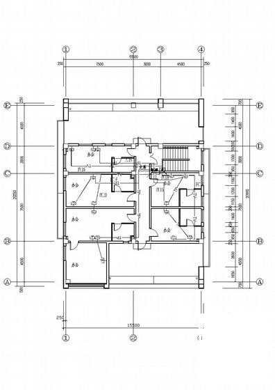 3层办公楼带餐厅电气CAD施工图纸（甲级院设计，高11.5米） - 3