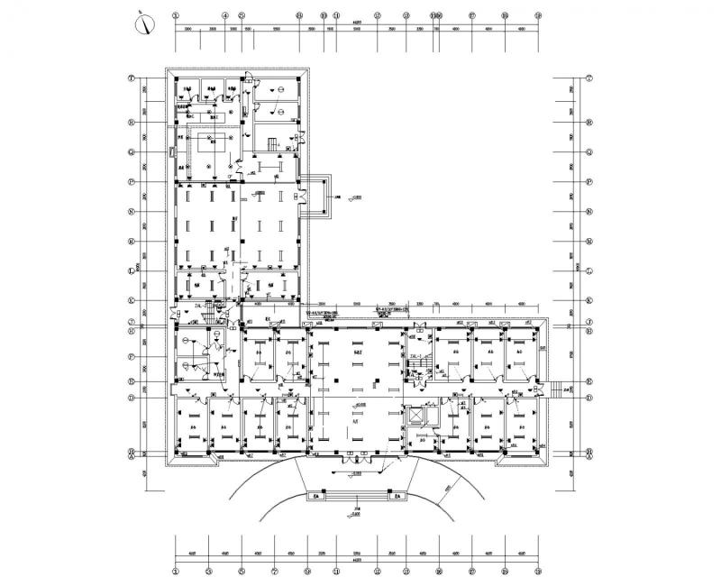 饲料厂区建筑群电气CAD施工图纸（总图纸） - 2