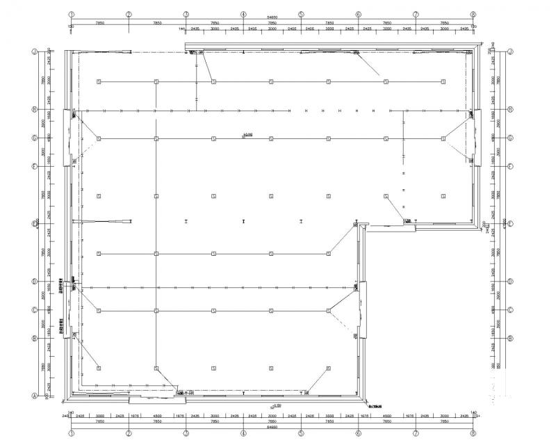 饲料厂区建筑群电气CAD施工图纸（总图纸） - 3