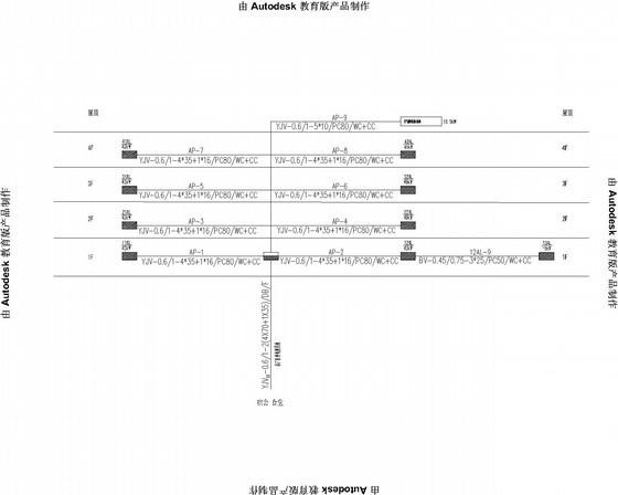 4层宿舍楼强弱电CAD施工图纸(电气设计说明) - 4