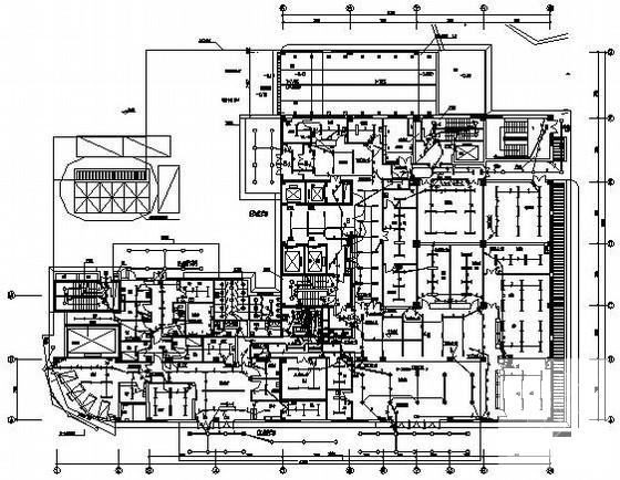 8层医疗大楼强电系统CAD施工图纸 - 1