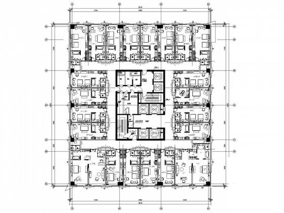 大型广场城市综合体及五星酒店电气CAD施工图纸123张(火灾自动报警) - 2