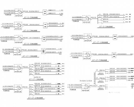 17层小区住宅楼电气设计CAD施工图纸 - 3
