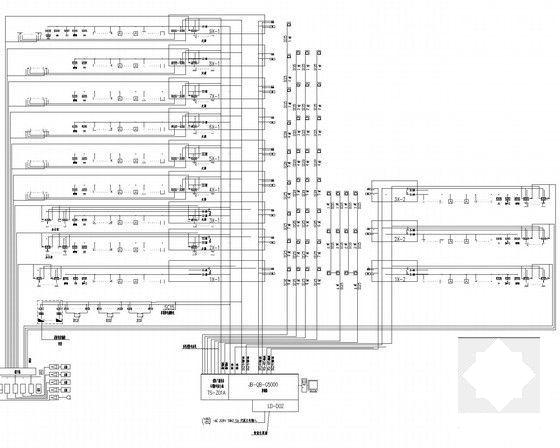 8层大型产品展览楼电气设计CAD施工图纸(自动报警系统图) - 4